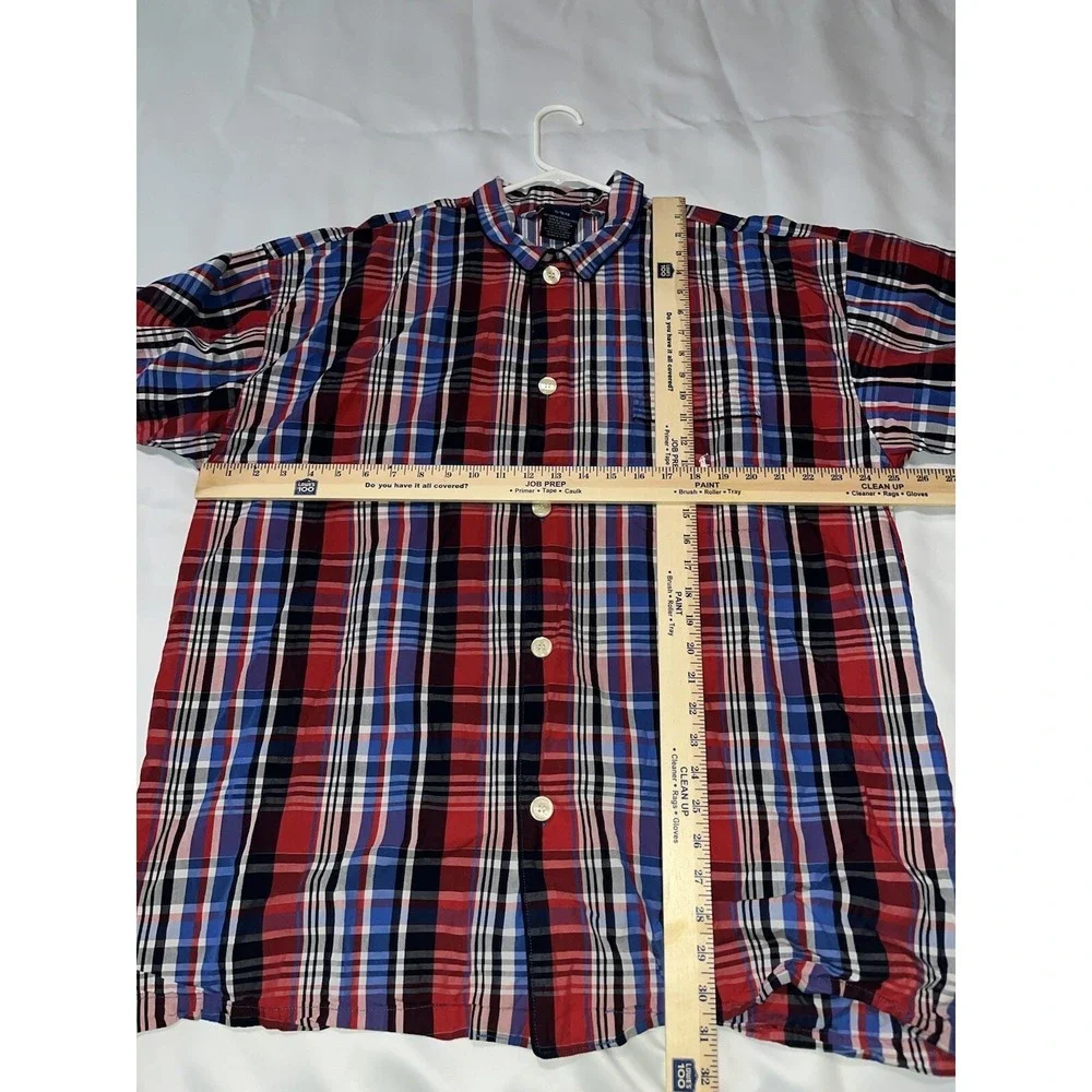 Polo Ralph Lauren Shirt Mens‎ XL White Blue Red Color Pony Preppy Pocket